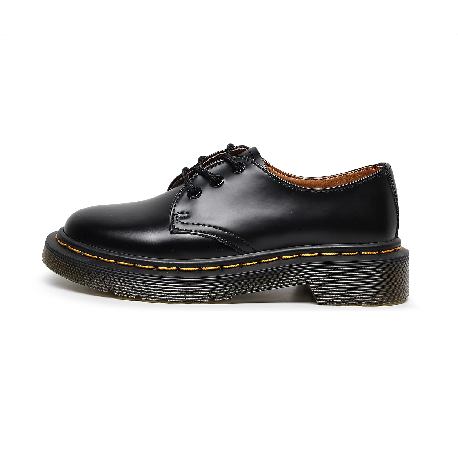 Zapatos de lujo de estilo británico, zapatos Oxford de cuero genuino con suela gruesa de marca, zapatos de trabajo informales con cordones y tendón de ternera