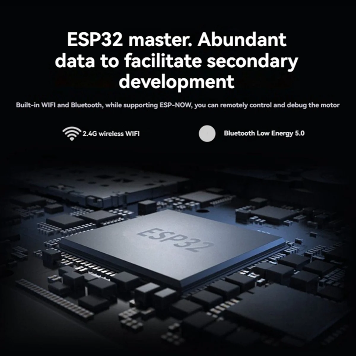 ESP32 DDSM มอเตอร์บอร์ดหมวกสําหรับ Raspberry Pi 2.4G WiFi โมดูลไร้สายสําหรับ Direct Drive Servo Hub มอเตอร์