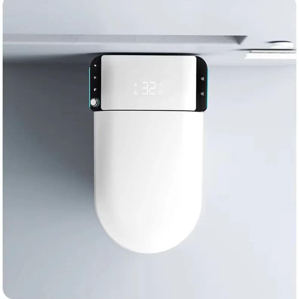 Fully automatic smart toilet for home, remote control, no water pressure restriction, integrated siphon flush with sensor,model