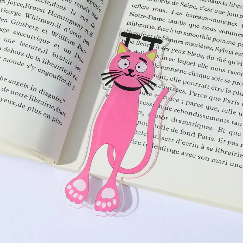 الإشارات المرجعية الإبداعية القط الأسود للكتب ثلاثية الأبعاد علامة كتاب الحيوان الطلاب العودة إلى المدرسة هدايا المعلم الطلاب القرطاسية #3