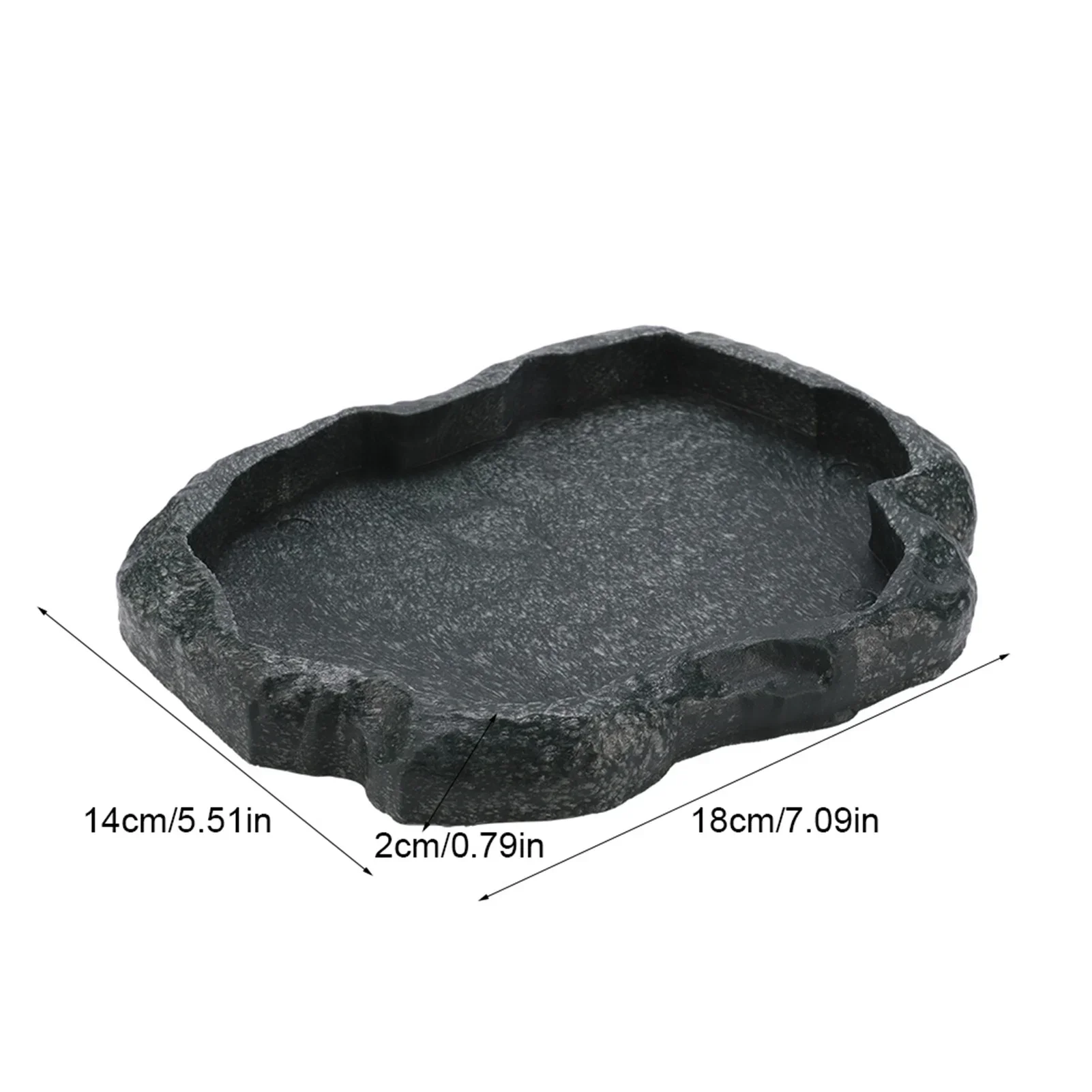 Pets Feeder Bowl Crawler Pet Feeder Basin Resin Non-toxic Food Water Pot Reptile Tortoise Scorpion Lizard Crab Bowl tool