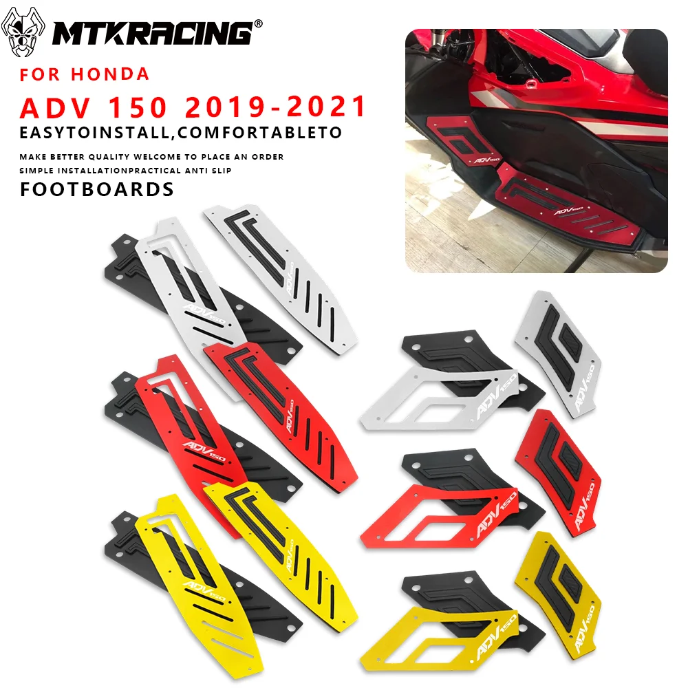 

Чехлы для ног MTKRACING для HONDA ADV 150 2019 2020 2021, подножки, аксессуары для мотоциклов, передняя и задняя подставка для ног