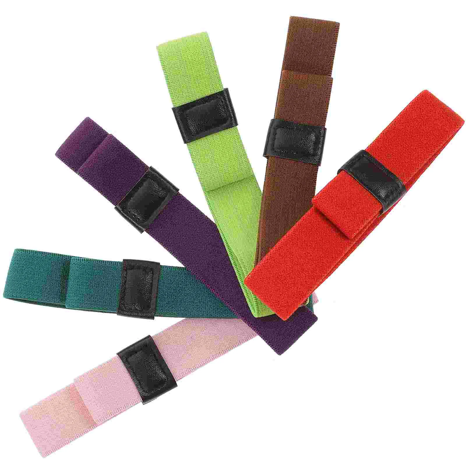 

6 Pcs Outdoor Belt Strap Child Travel Food Containers with Lids Charcuterie Rack Straps Pu Premium