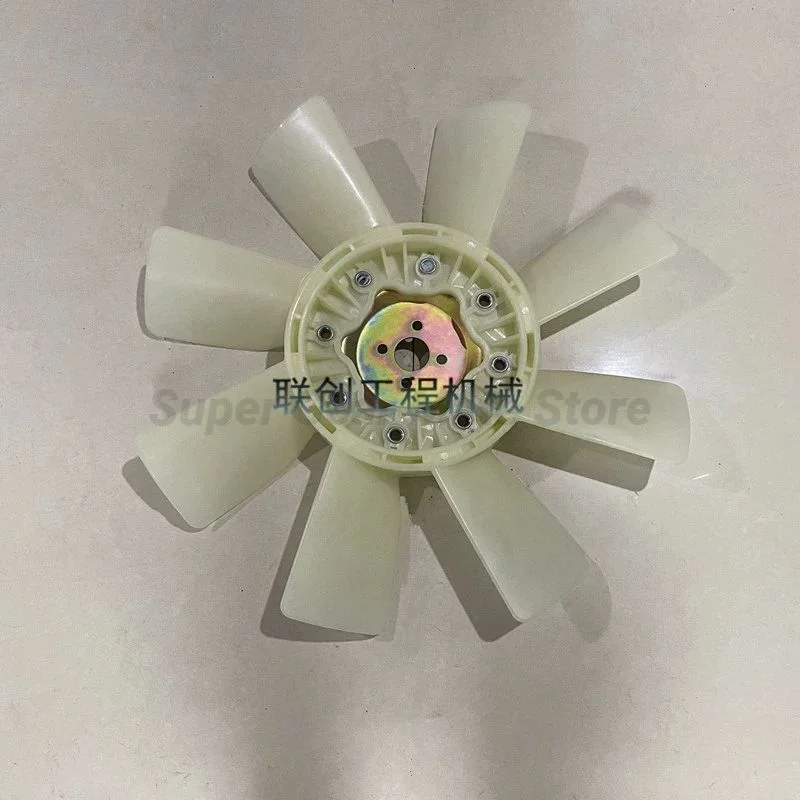 For Caterpillar Cat E320B 320C 320V1/V2 Fan blade S6K Engine heat dissipation fan blade multi-leaf excavator