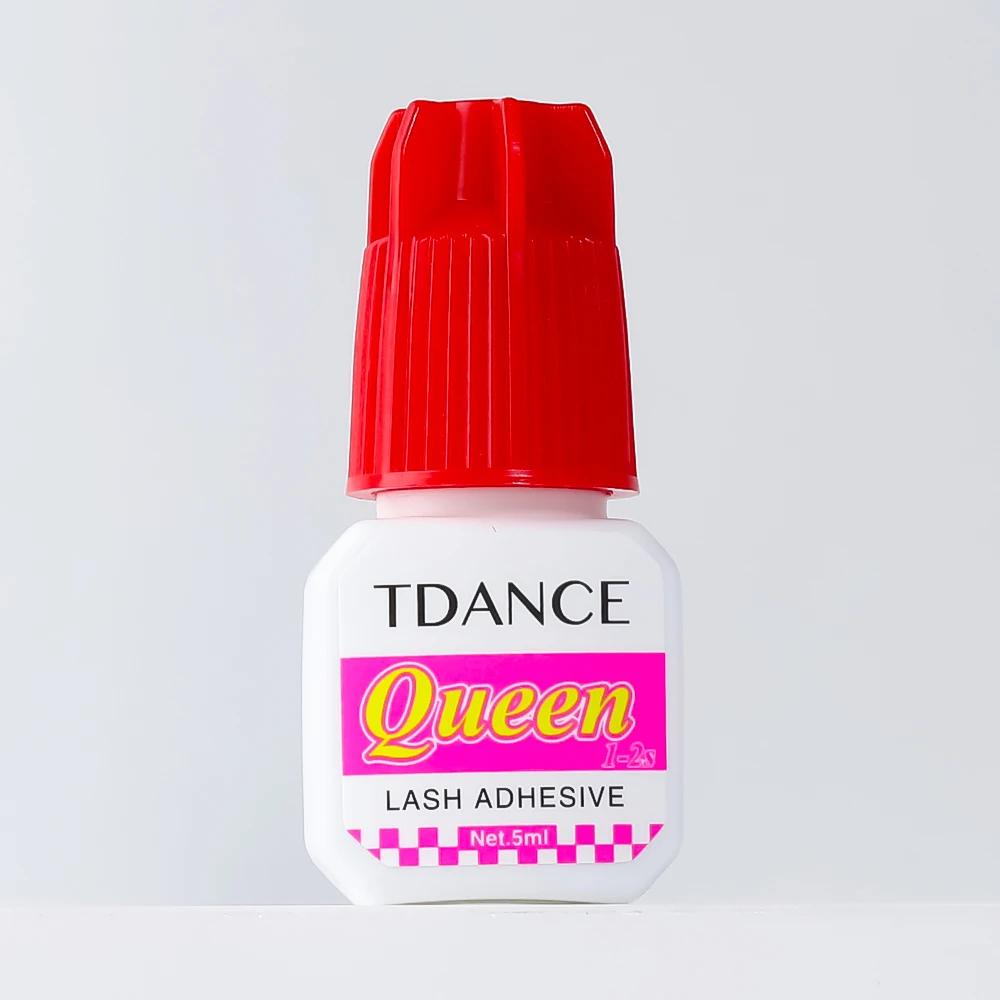 TDANCE Wimpernkleber 0,5S 1S 2S Wimpernverlängerungs-Klebstoff Glänzend Schwarz Transparent 5ml Schnelltrocknender Wimpernkleber für Make-up-Tools – Detail 8