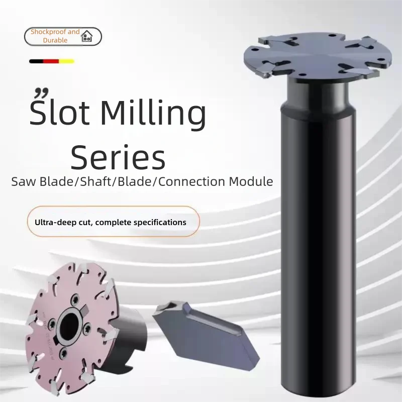 

Фреза для пазов с ультратонким сменным лезвием, тип GFN2, для 3-сторонней и торцевой обработки, для фрезерования Т-образных пазов