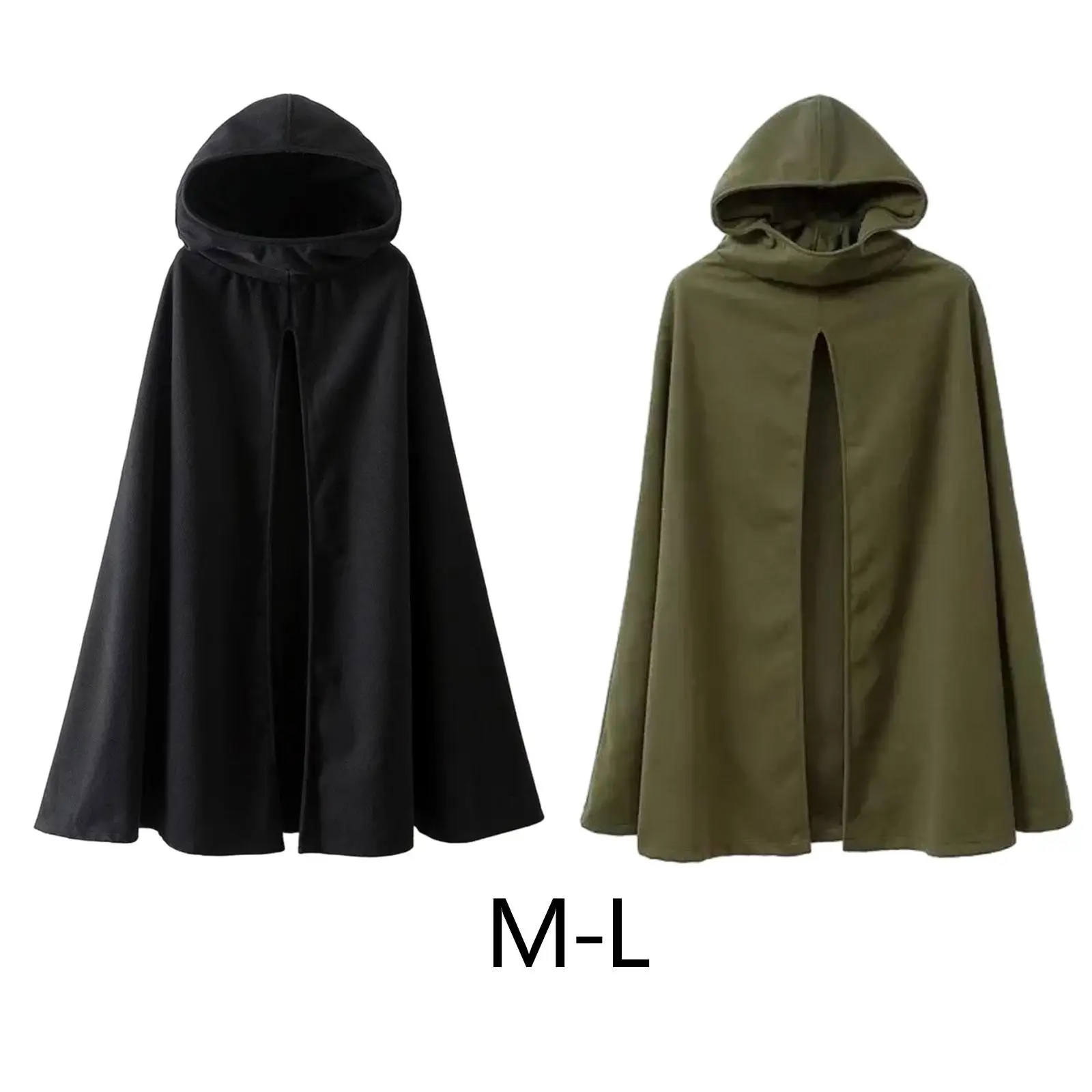 

Halloween Cosplay Long Hooded Cloak Cape Accessory, Soft and Smooth Sturdy Hand