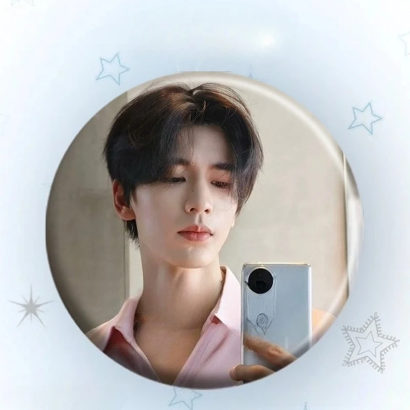 The Star Chapter Actor Zhang Linghe Brooches Cute Character Pins Fans Gifts for Friends Clothing Decoration Backpack Lapel Badge