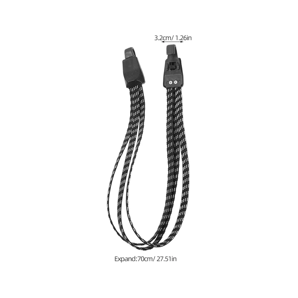 Cinghie di ancoraggio per bagagli portatili da 4 pezzi Cinghie da trasporto per bici universali per un fissaggio sicuro del carico in viaggio in campeggio