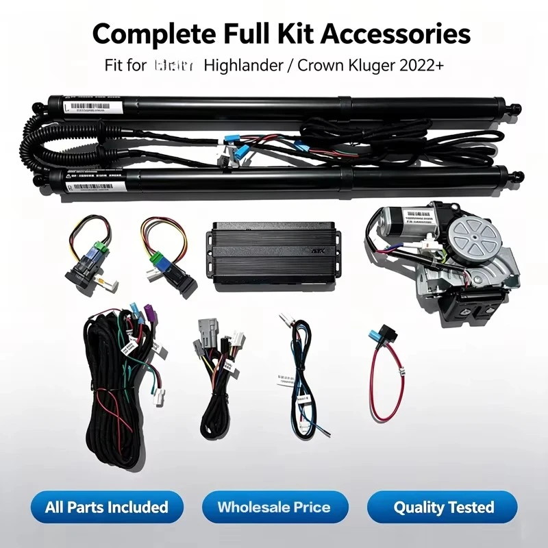 For  Highlander 2022+ Electric Tailgate Rear Lift Door With Suction Lock Car Lifter Accessories Other Body Parts