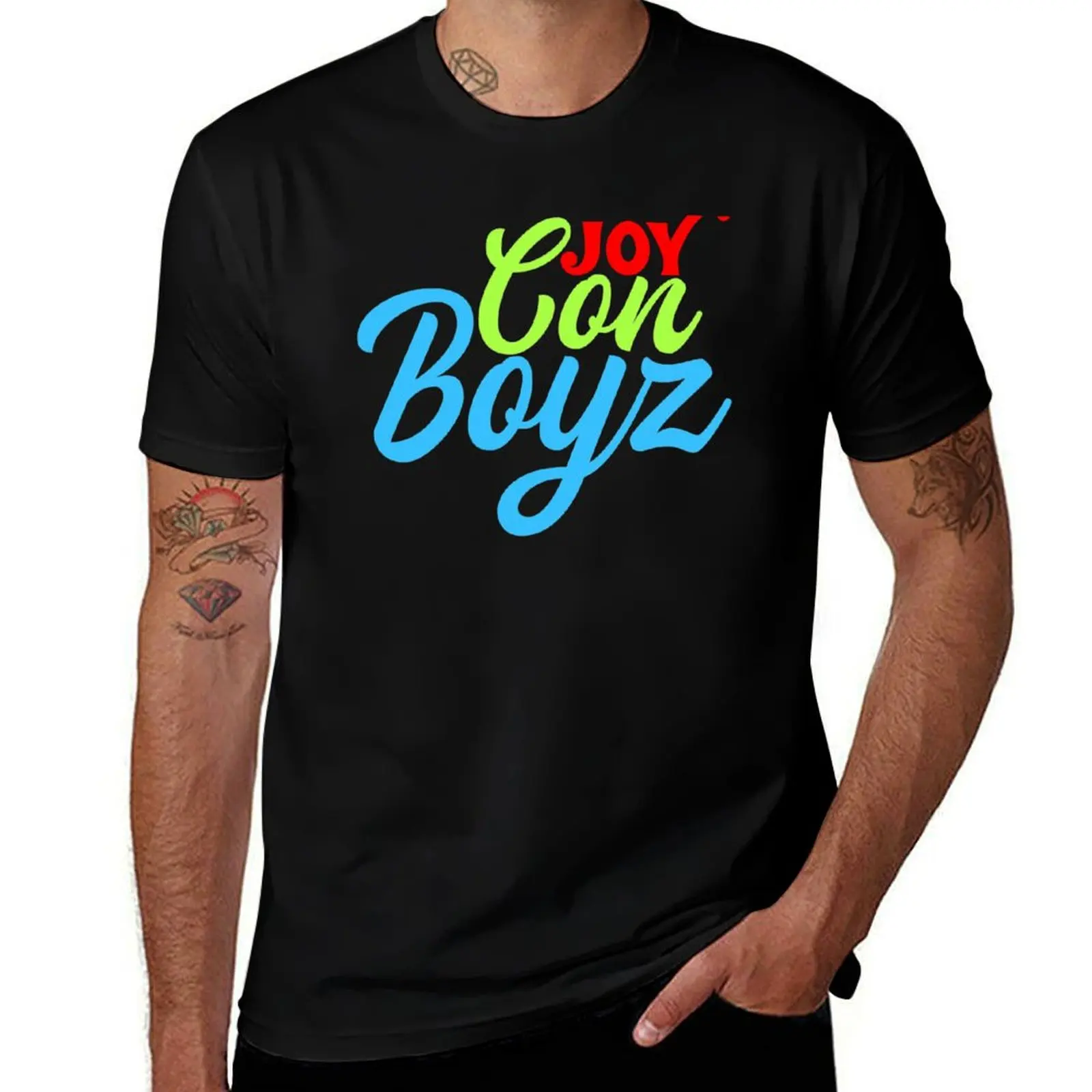 

Joy Con Boyz T-Shirt man t shirt cotton t shirts for man pack white t shirt personalised T-Shirt