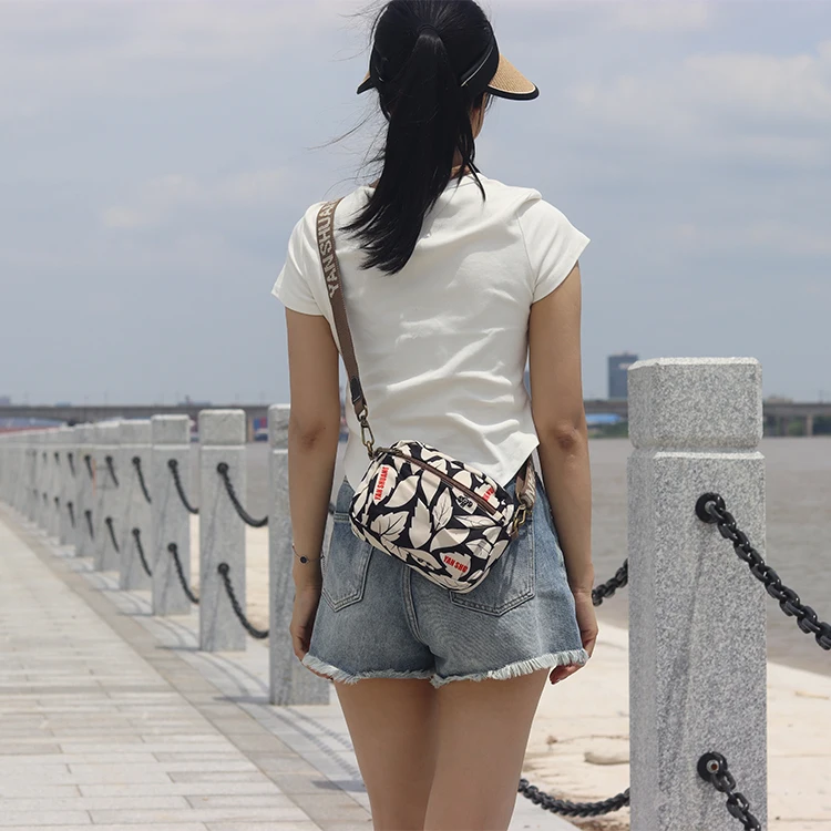 Bolso Bandolera Yan Shuang, Diseño Original, Multibolsillos, Impermeable, Ligero, Moderno y Casual para Mujer