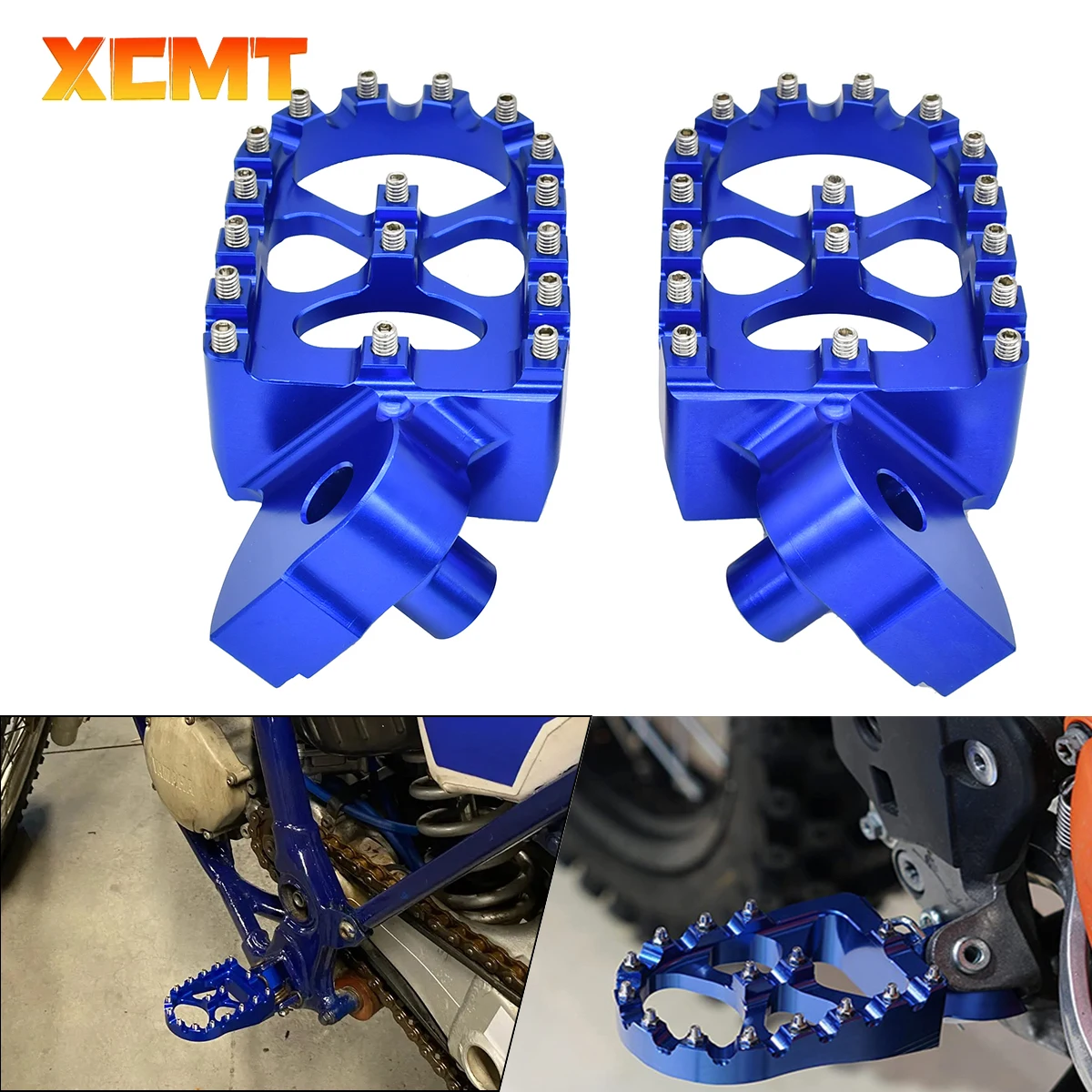 

Motorcycle Footrest FootpegFoot Pegs For Yamaha 125X 250X 250FX 450FX WR 250F 450F YZF WRF 250 450 2001 - 2023 YZ 65 85 125 250