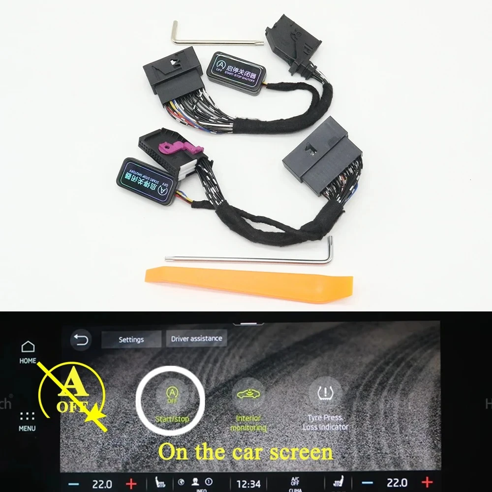 For Skoda Octavia A8 MK4 2020-2026 Auto Start Stop Canceller Eliminator Engine Smart Closer Off Device Disable Cable Delete Plug