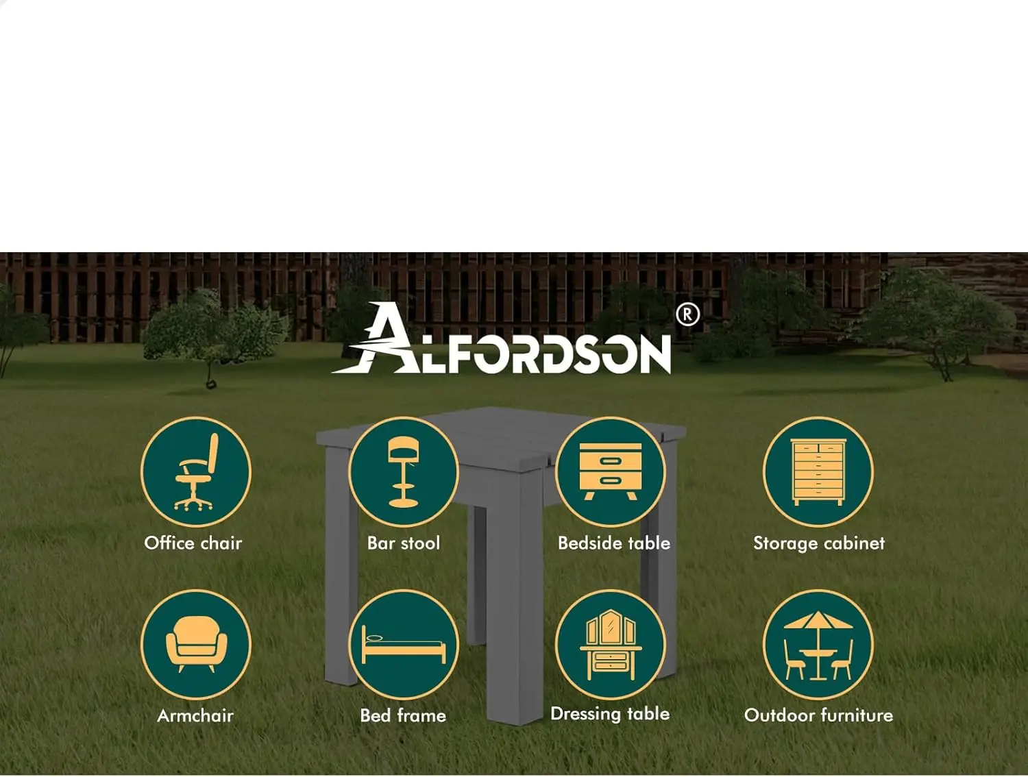 مكتب جانبي خشبي خارجي لمقعد كرسي آديرونداك، طاولة قهوة متينة من خشب التنوب لفناء الحديقة والشرفة وصالة كرسي الشاطئ #5