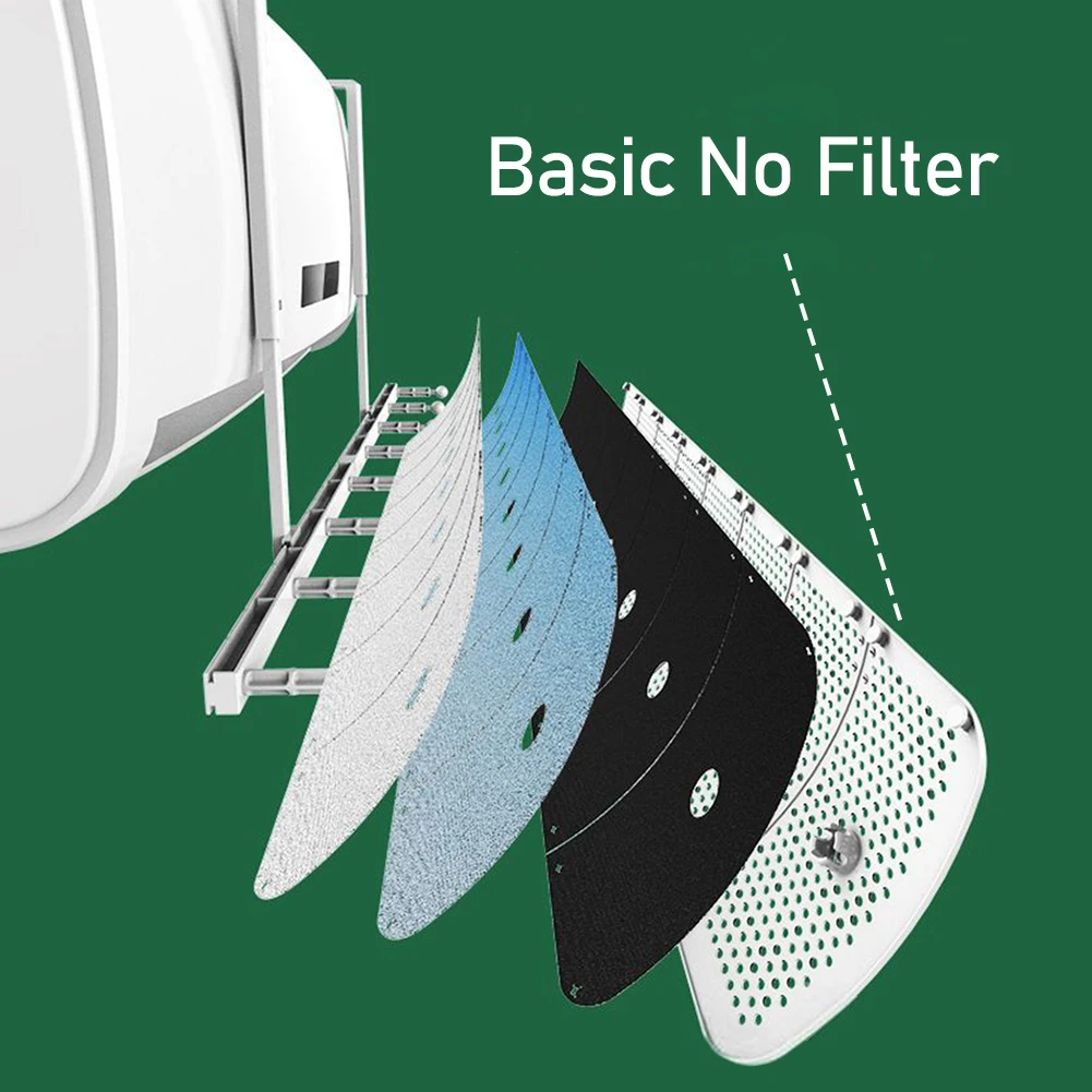High Quality Wind Deflector COTTON FILTER 8 Leaf Adjustable Basic No Filter Cold Air Cotton Filter Easy Installation