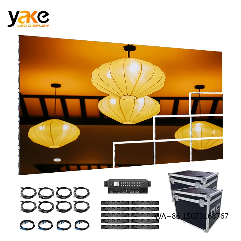 

Indoor Custom HD COB 4K P1.25 P2 P0. LED Screen LED Video Wall Screen Small Pitch Advertising LED Screen