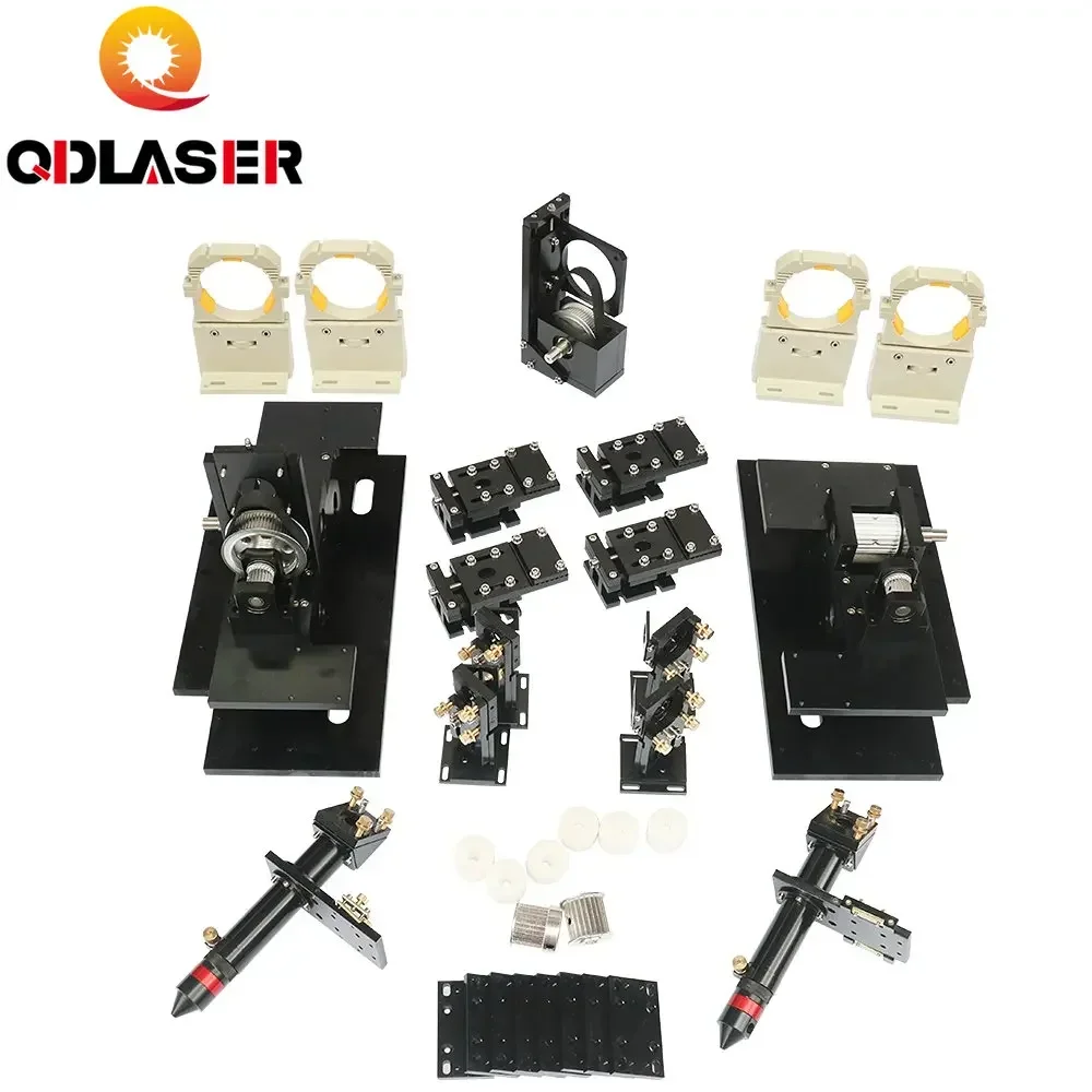 Double Head Laser Mechanical Components for DIY Large Format CO2 Cutting Engraving Machine 1318 1325 1518 1525 1820 1825 2030