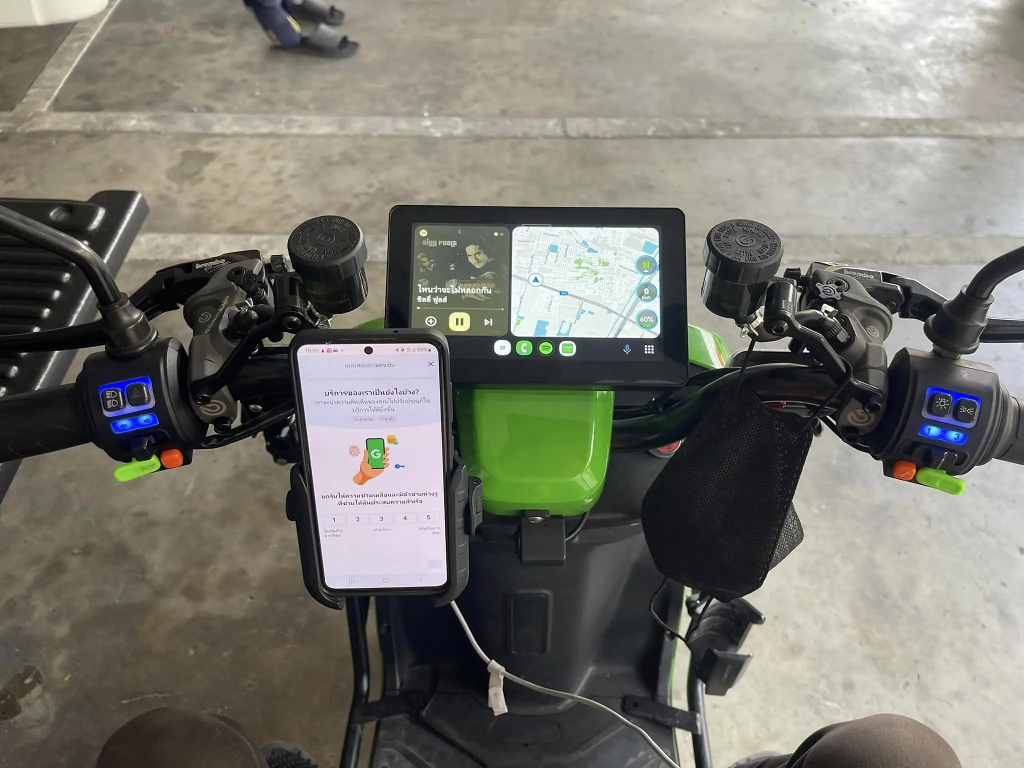 

7-дюймовый универсальный TFT мотоциклетный спидометр Eike Kit Мотоциклетный спидометр CAN Однолинейный спидометр дальнего водителя Google Map