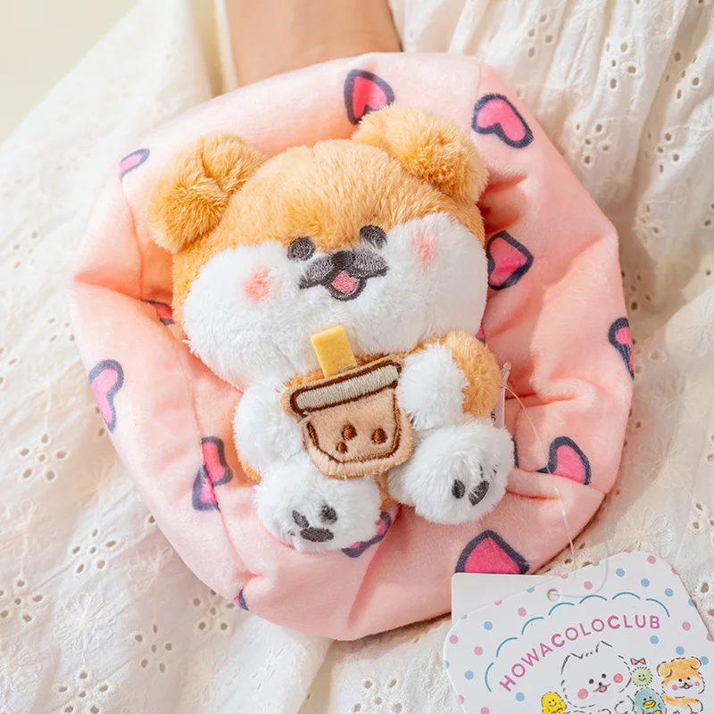 

Authentic Youyou Huanwa Cute Nest Sofa Series Cute Pet Small Animal Doll Cartoon Lion Shiba Inu Plush Doll