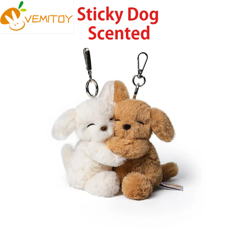 

Hamom Hug Sticky Puppy Плюшевая игрушка с ароматом, подарок на день Святого Валентина, мягкая меховая кукла, сопровождающая душу, чтобы комфорт куклы