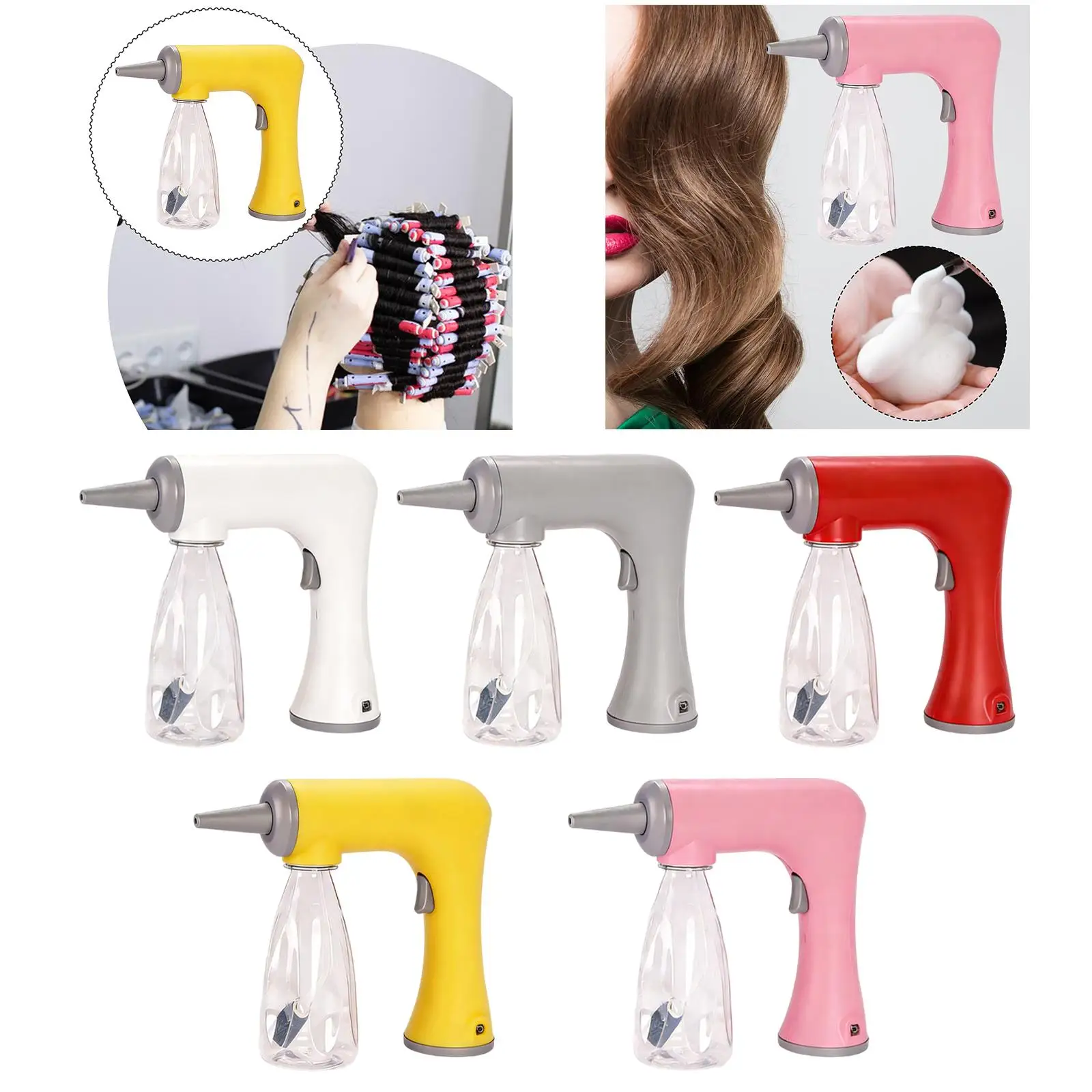 

Профессиональный электрический пенообразователь для волос из АБС-пластика для салонов красоты