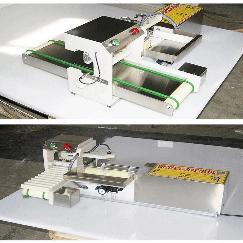 Stainless Steel Skewer Machine Fully Automatic And Multifunctional Beef And Pork Skewer Making Machine