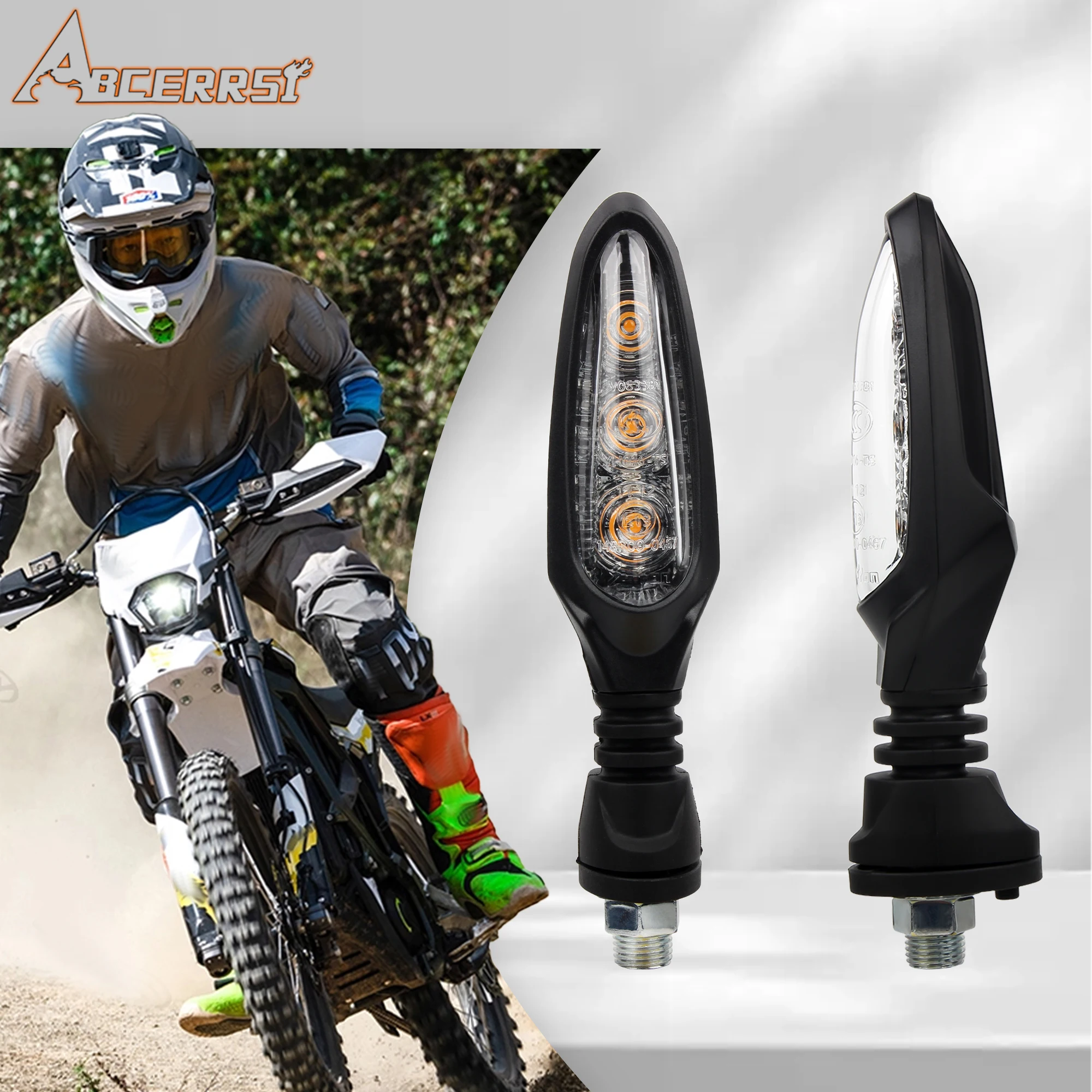 

ATV UTV Universal Motorcycle Left and Right Turn Signal For Surron Parts Ultra Bee E-Bike DirtBike LED Warning Light Accessories