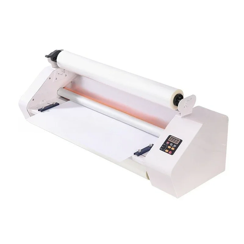 Crystal label self-adhesive single and double-sided laminating A1 size 65cm printing speed regulating laminating machine OGK6580