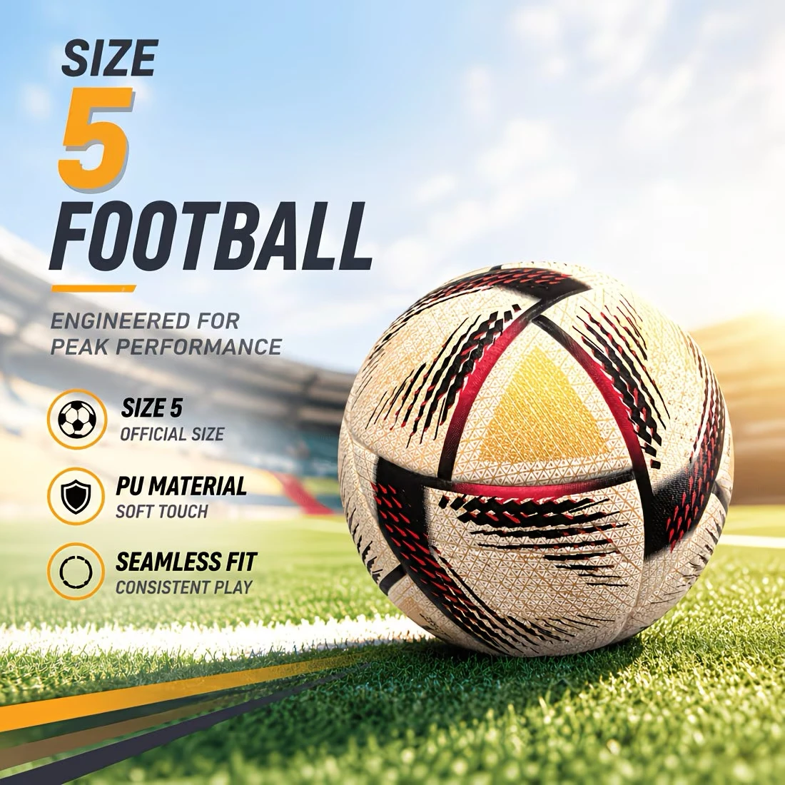 Bola de Futebol de Alta Qualid - Team Sports avaliação e preço