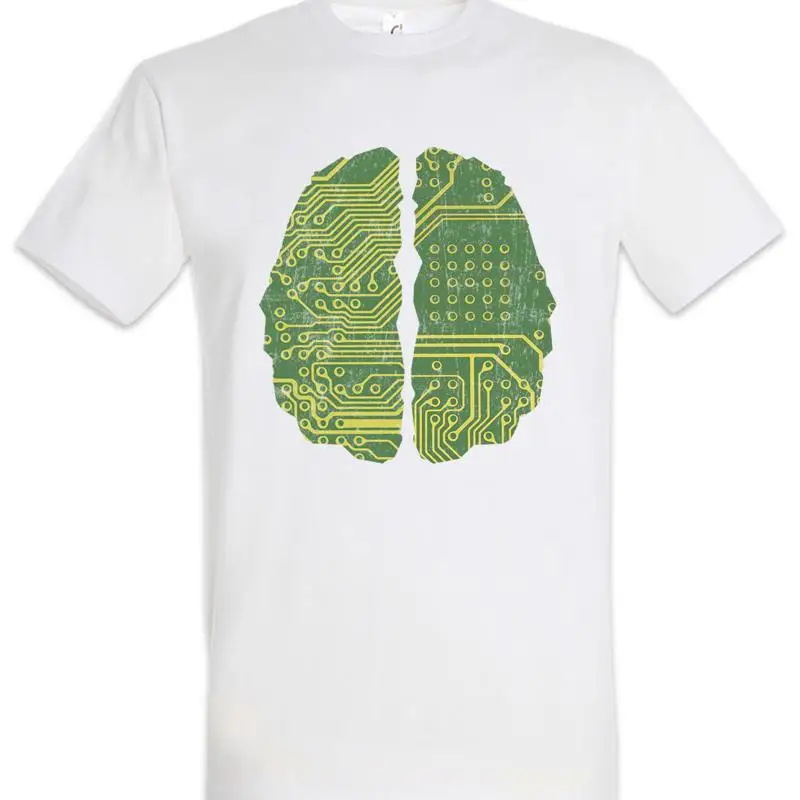 Cybernetics Brain T Shirt Engineer Computer Science Scientist Fun