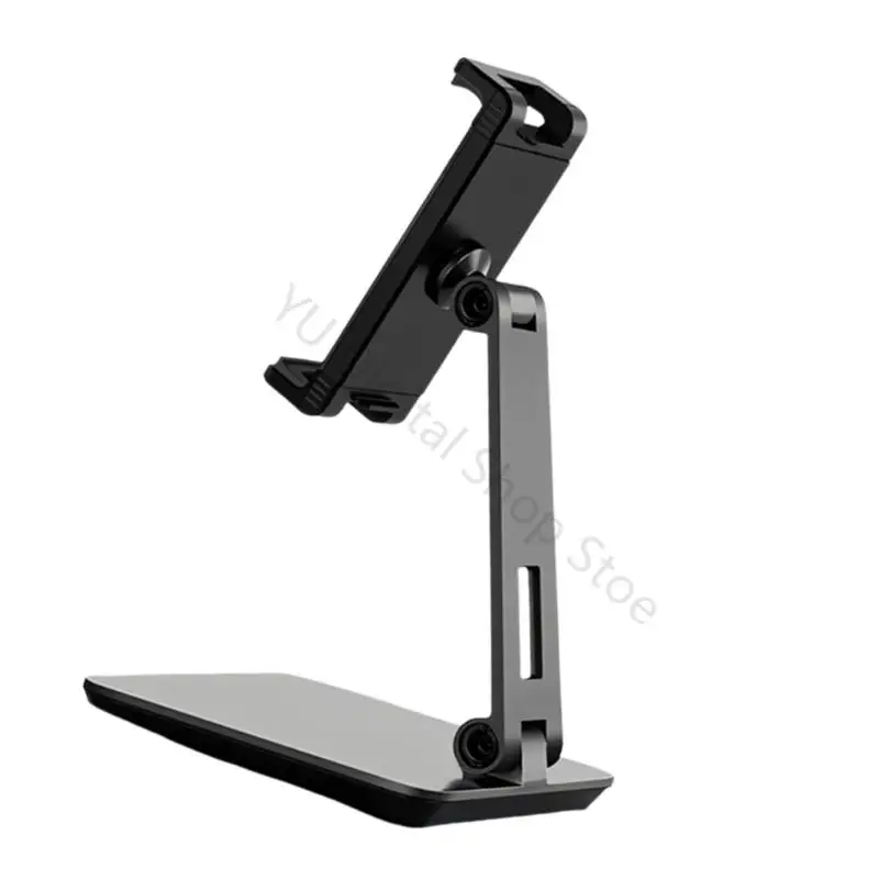 96BA Aluminium-Desktop-Tablet-Halter für 4,7 bis 12,9 Zoll große Handys, E-Reader, Gaming-Geräte – Detail 4