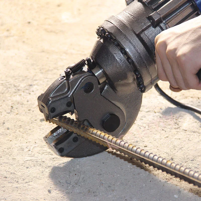 

for 4-20mm Electric Hydraulic Rebar Cutting Machine Portable Steel Bar Cutting Tool Steel Shears 1250W 4-5S Quickly Cut