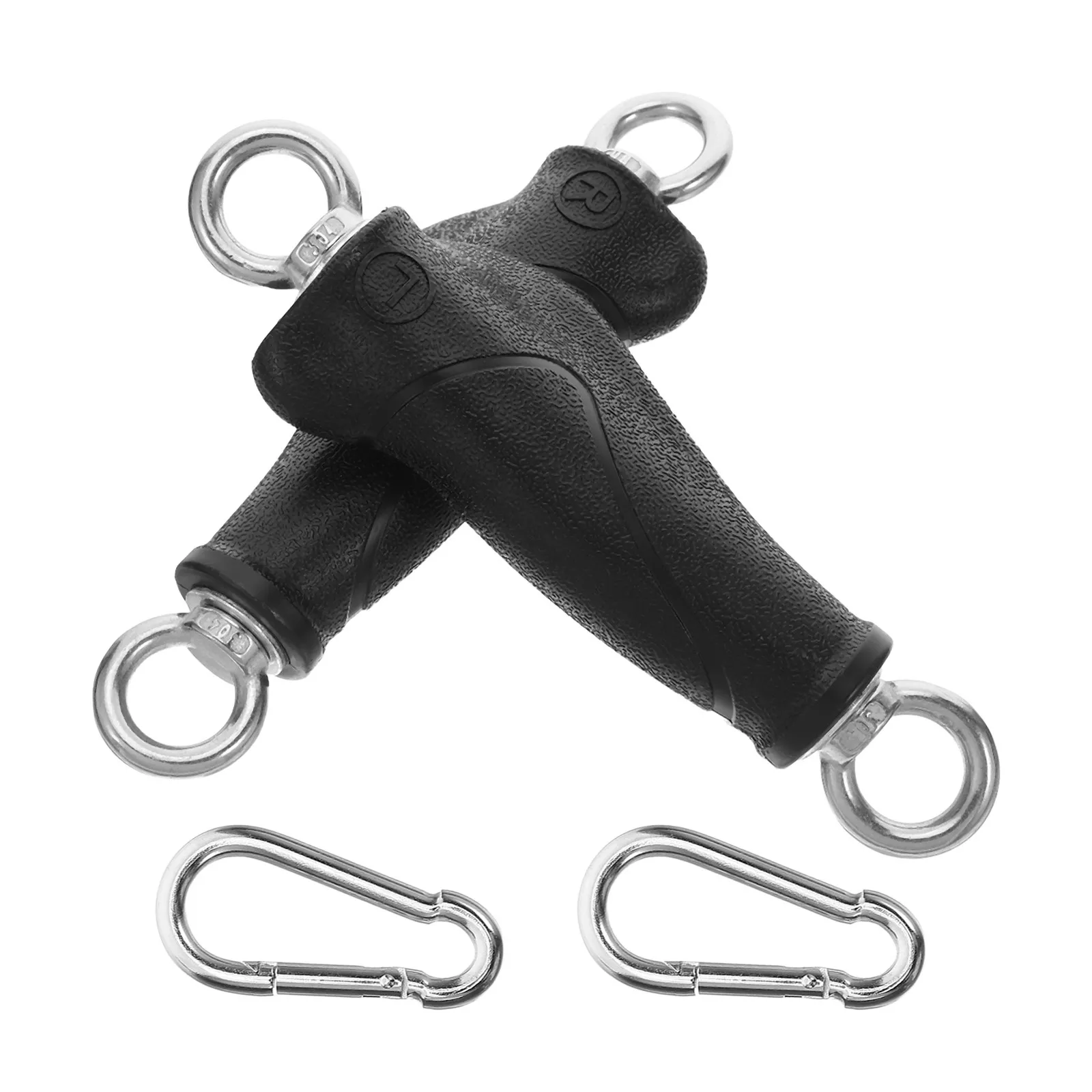 Cable Machine Handles 2 Piece Heavy Duty Ergonomic Grip Attachments for Strength Training Home Gym