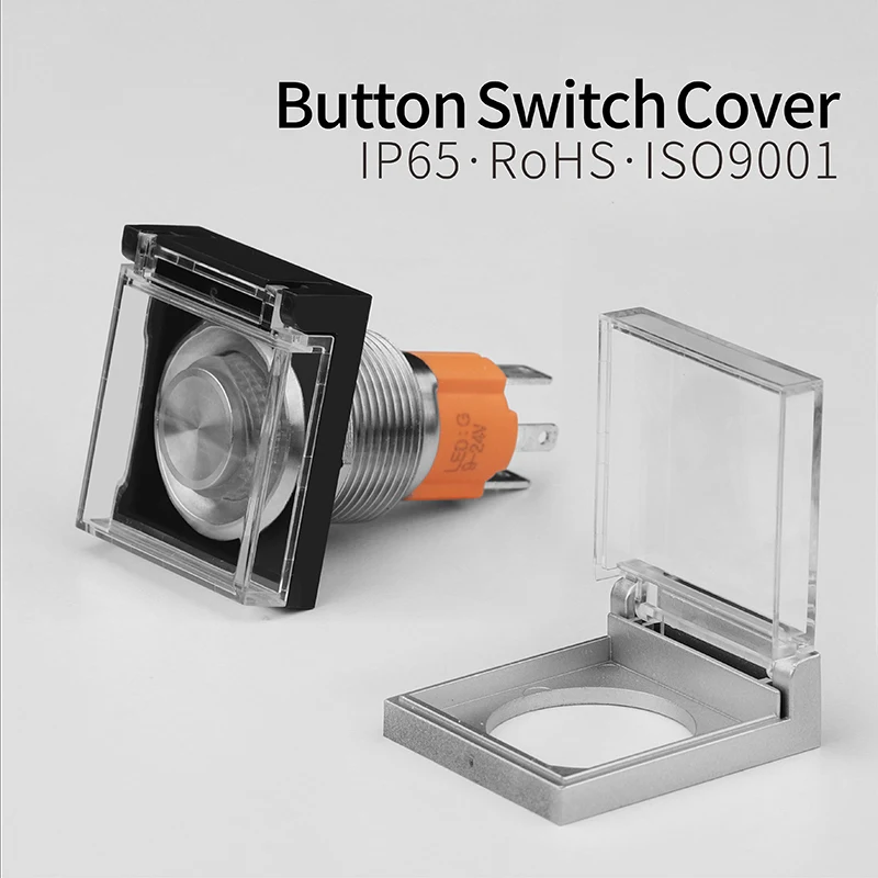 

WINDOO 12mm 16mm 19mm 22mm 25mm High head button switch with cover transparent protective cover waterproof