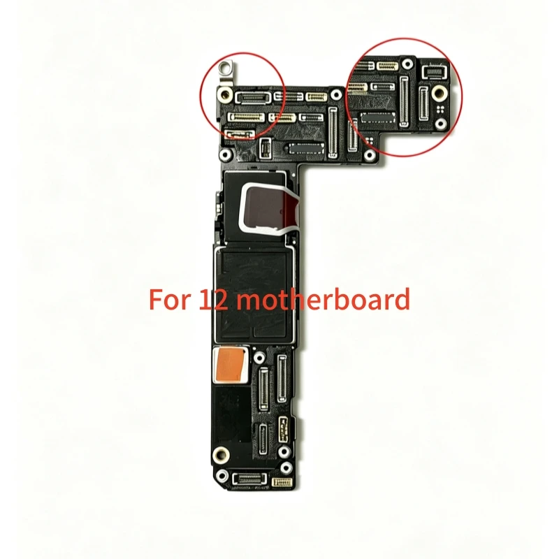 Fully Tested For iPhone 12 Pro Max 12Pro Mainboard Unlocked Clean iCloud With/NO Face ID Logic Board Support Update Motherboard
