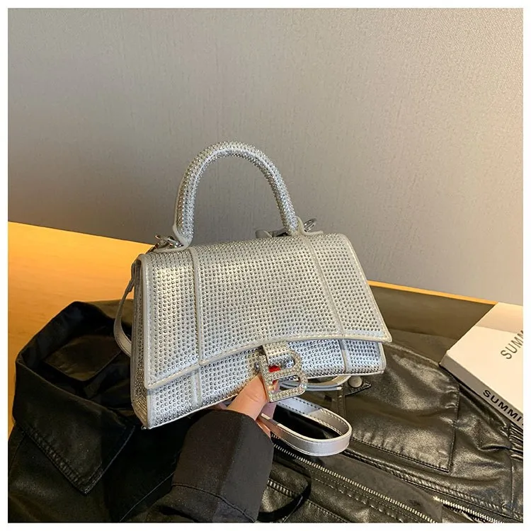 حقيبة يد ماسية جديدة لخريف 2025 - محفظة كتف صغيرة للنساء، حقيبة كروس وحقيبة متعددة الاتجاهات، أنيقة وأنيقة