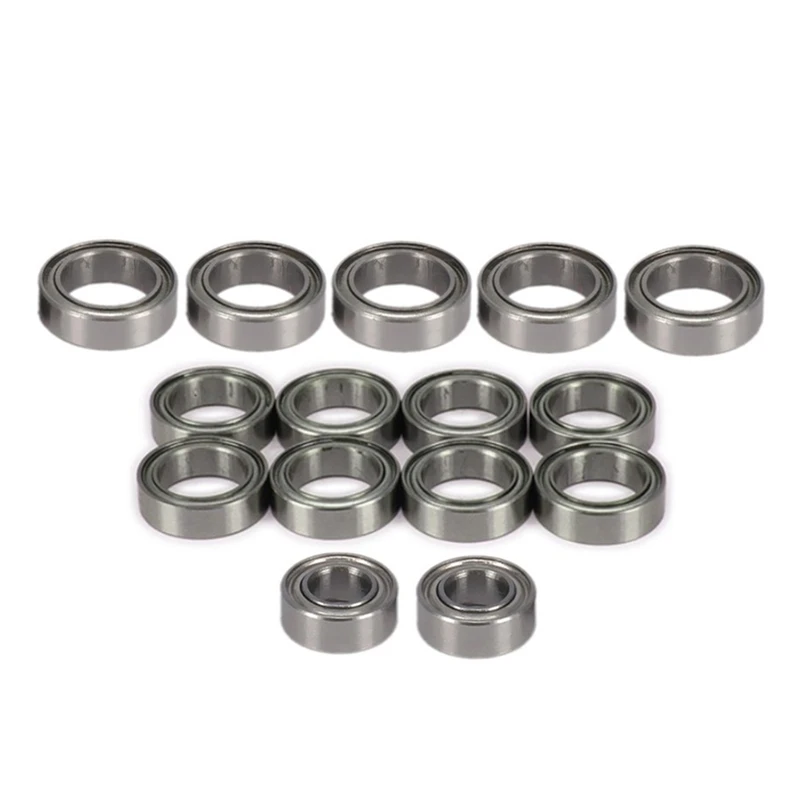 15Pcs Metal Ball Bearings Kit For Traxxas Latrax Teton 1/18 RC Car Upgrade Parts Accessories