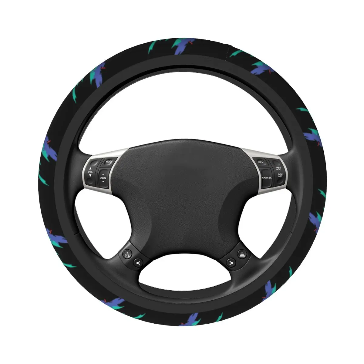 HKS Race Car Steering Wheel Cover 37-38 Universal R32 GT-R Elastische Car-styling Interior Accessories