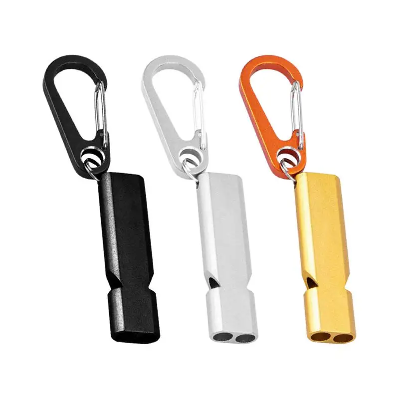 Outdoor Survival Whistle Double Tube 120db Safety Whistle Portable Camping Whistle Multipurpose High Decibel Whistle For Hiking