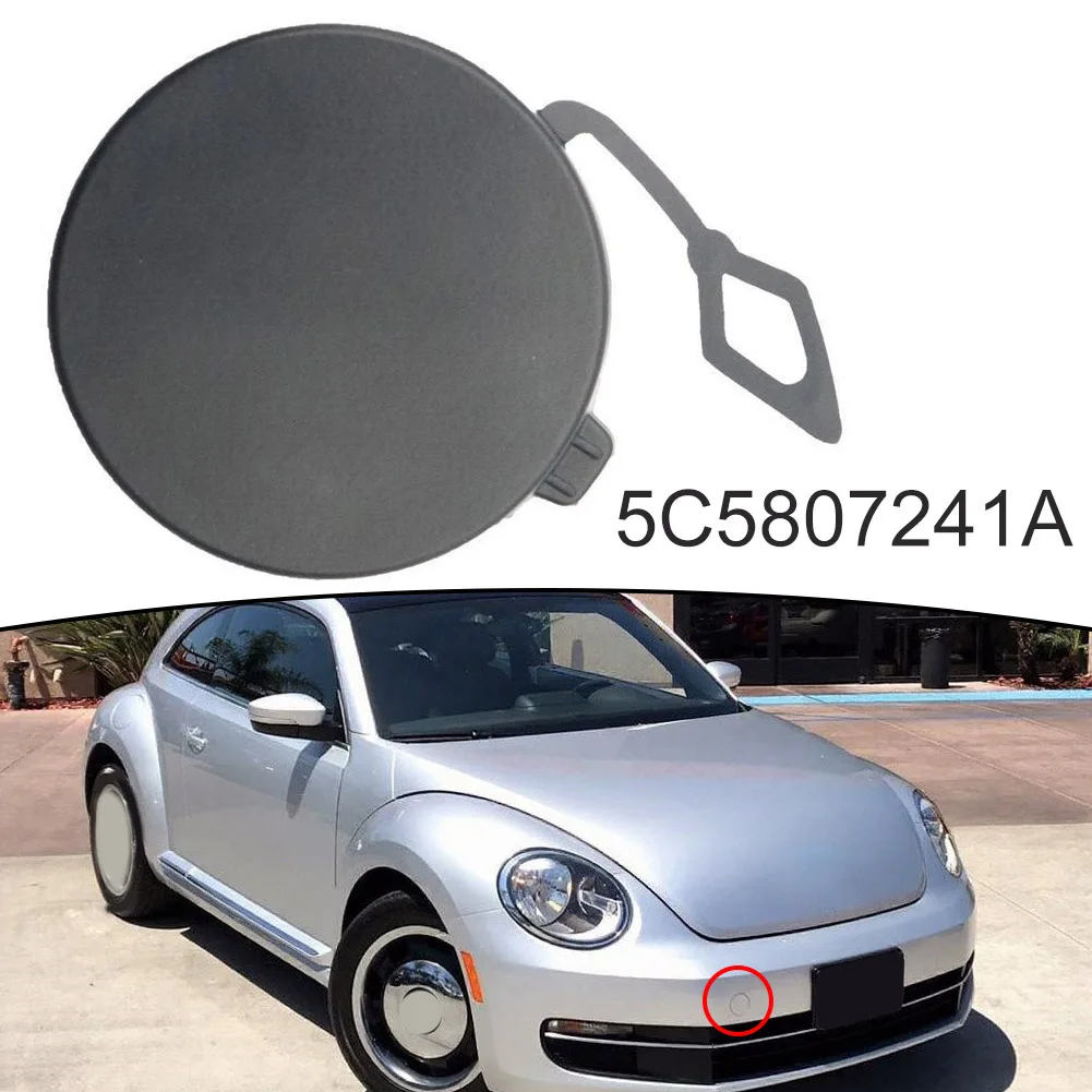 

Front Bumper Grille Tow Eye Cover Hook Cap Towing Eye Cap 5C5807241A For Beetle 2012-2019 Car Maintenance