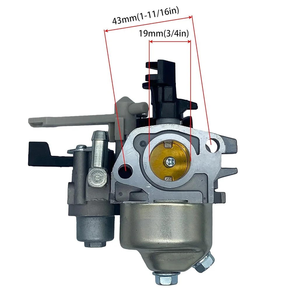 Float Carburetor Replacement for CR950 CR750 6.5hp 208cc For Engine with Standard Mounting Dimensions Easy Install