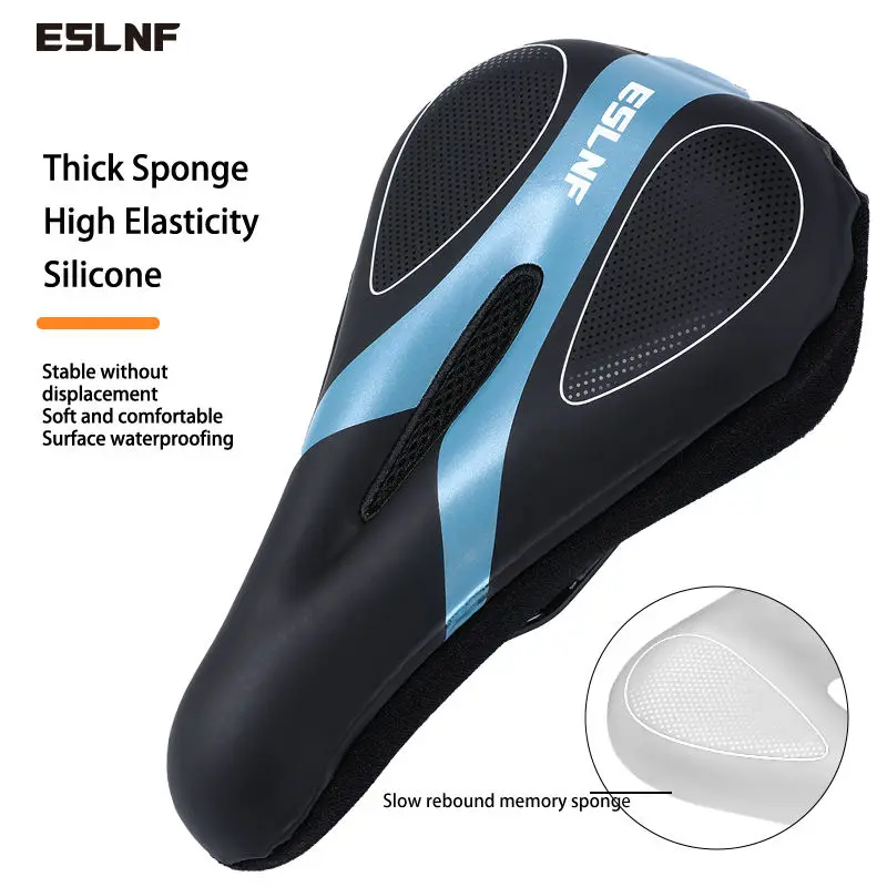 

Thickened High Elastic Bicycle Seat Cushion Pad Saddle Cushions Exercise Road Peloton Mountain Bicycle Saddle Cover