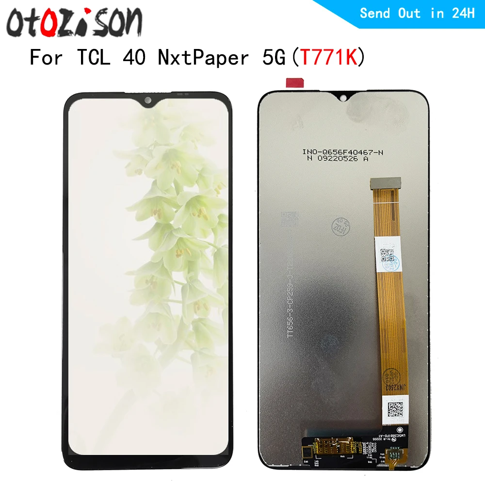 Para TCL 40 NxtPaper 5G pantalla LCD para TCL 40 NxtPaper 5G T771K LCD Digitalizador de pantalla de Panel táctil con montaje de marco