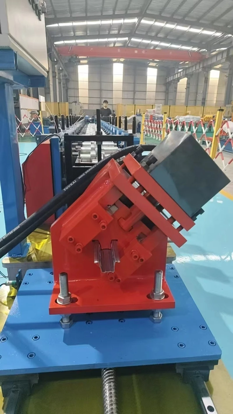 Automatic Galvanized Light Gauge Omega Profile Roll Forming Machine Light Steel Hat Keel Forming Machine 15KW