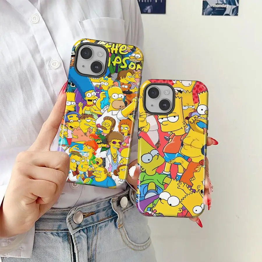 Homer Simpsons Softcover Handyhülle für Apple iPhone 17 XS XR 13 Pro Max 15 16 Plus Air 11 14 16e 12