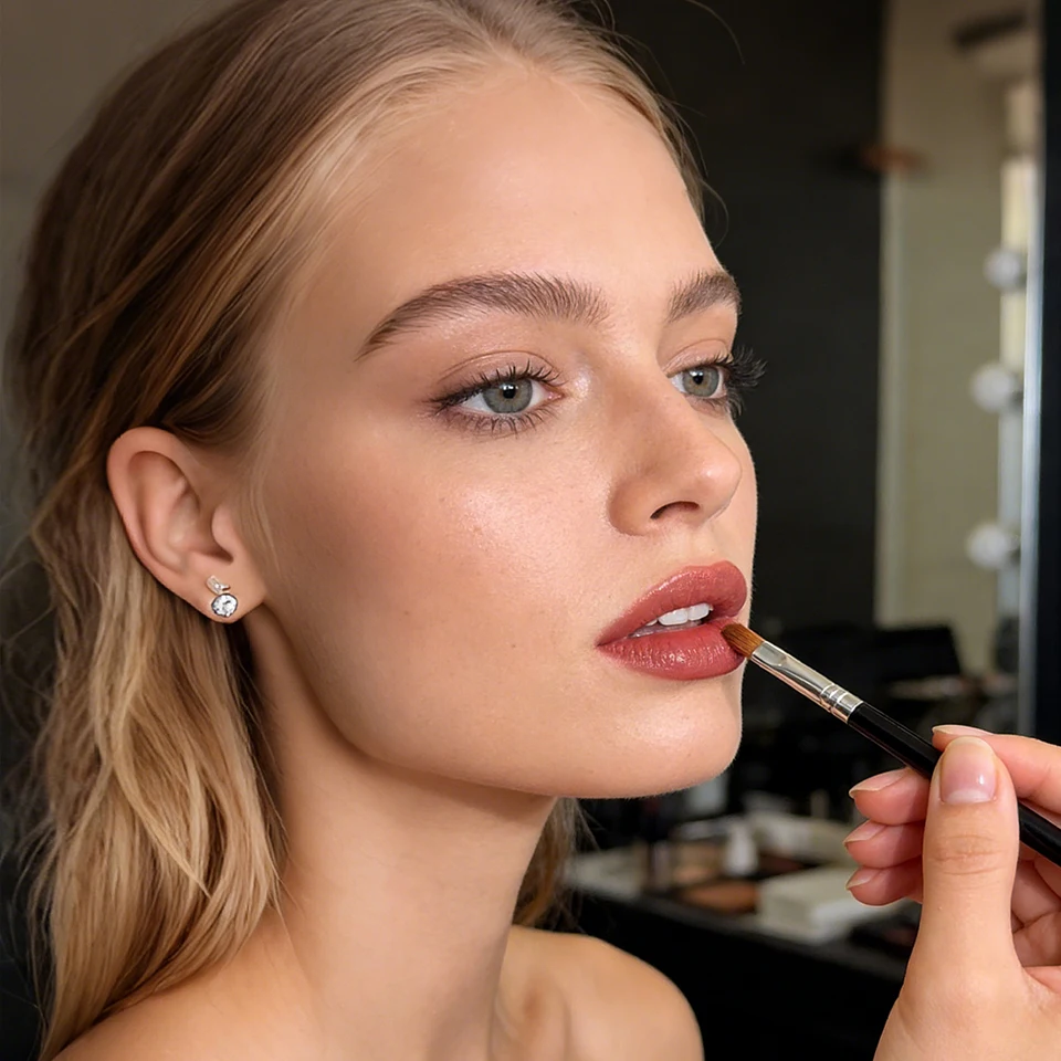 Set de 12 Piezas de Brochas Profesionales para Labios - Suaves y Precisas para Delinear Labios. Herramientas de Belleza Multifuncionales para Principiantes. 5