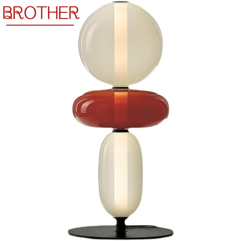 

BROTHER Contemporary Table Lamp Nordic Fashionable Living Room Bedroom Personality Creative LED Decoration Desk Light