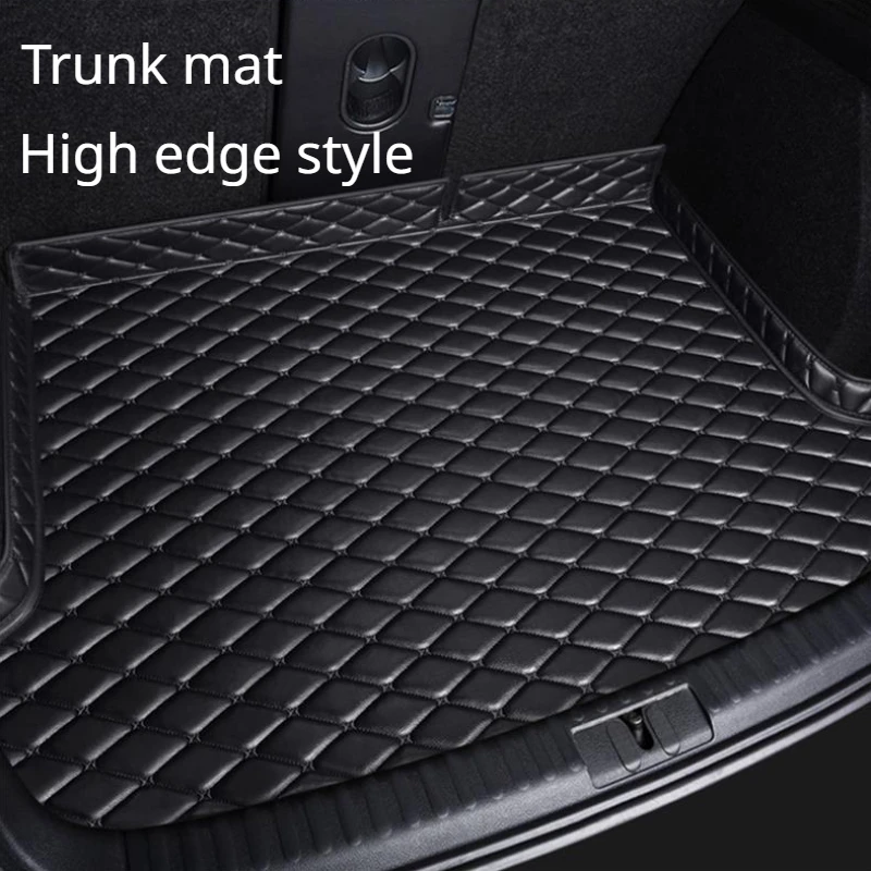 PU Leather Custom Car Trunk Mats for Ssangyong Chairman Kyron Korando Actyon Interior Details Car Accessories Carpet All Models