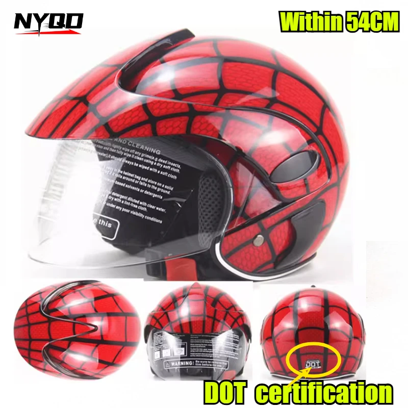 

Cute Kids Helmet Motocross Motorcycle Safety Helmets for Children 3-9 Years Old Comfortable Protective motorcycle accessories
